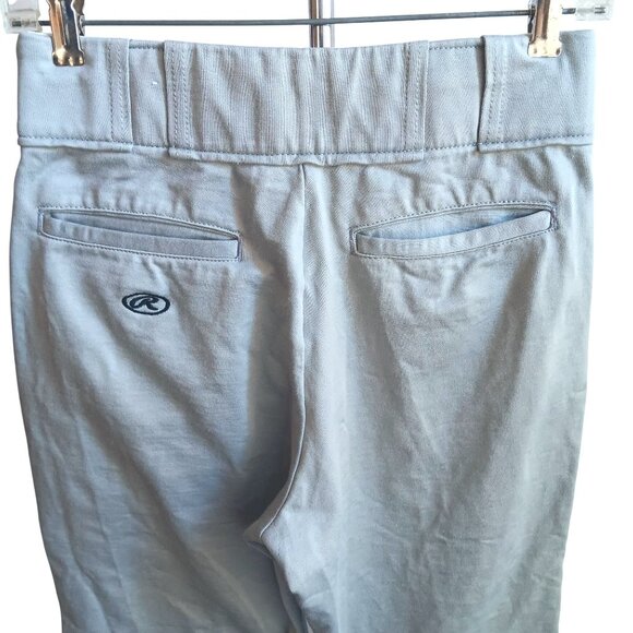SMALL Vintage Baseball Pants 1990's RAWLINGS MENS  Baseball Pants  Gray Adult - Picture 6 of 6